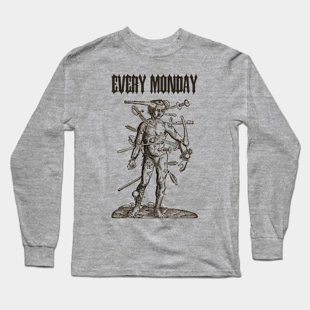 Monday Long Sleeve T-Shirt by hardcore repertoire